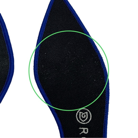 Rothy’s Point Blue Wash with Orange Sole - Picture 11 of 11